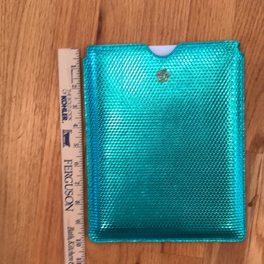 Tory Burch Leather Tablet/ Ipad Case.